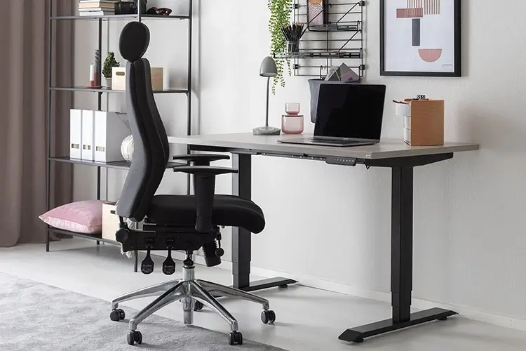 Miljöökuva ergonomisesta työpisteestä