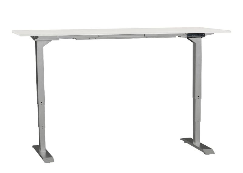 Hiipakka Ergo sähköpöytä 120 cm valkoinen/harmaa
