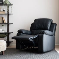 Studio mekanismituoli musta Bonded/kn