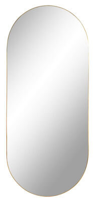 House Nordic Jersey ovaali peili mustalla kehyksellä 35x80 cm