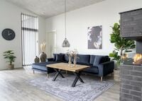 House Nordic Lido divaanisohva vasen, tummansininen sametti Bluvel 89