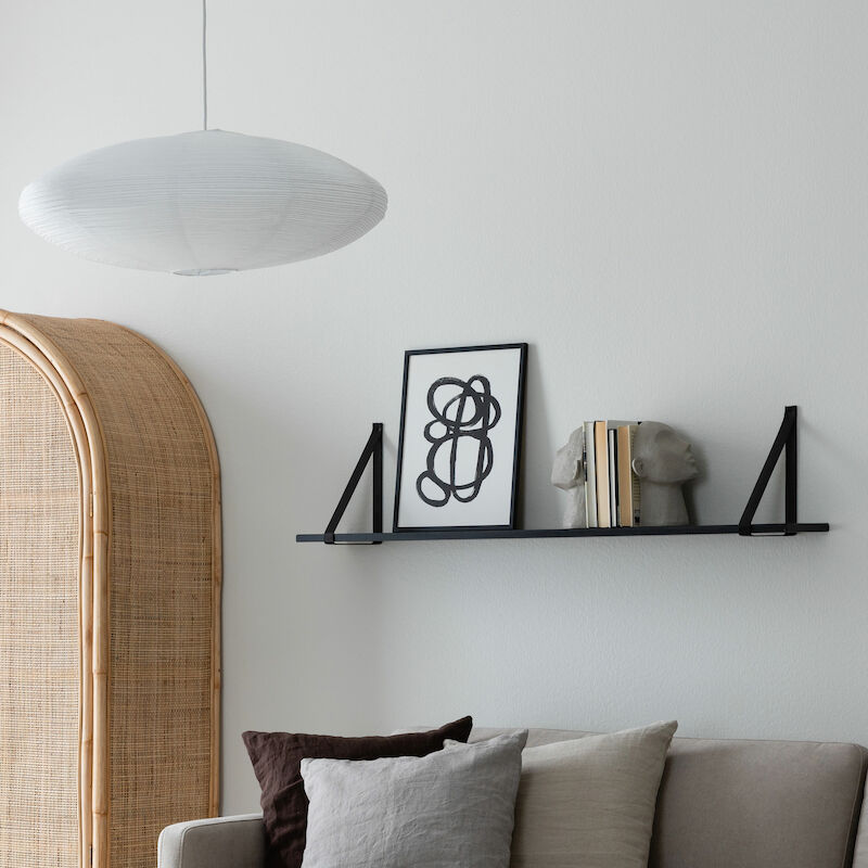 House Nordic Forno seinähylly 120 musta