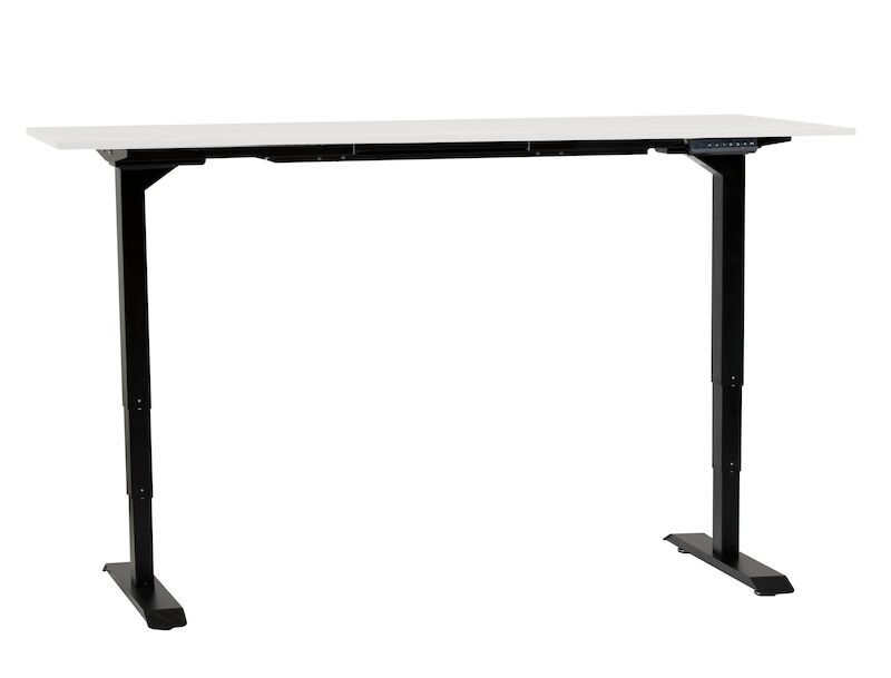Ergo sähköpöytä 140x70 cm valkoinen/musta