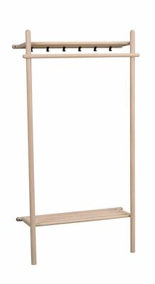 Rowico Home Milford vaateteline 91x181 cm tammi/musta