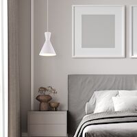 Trio Enzo riippuvalaisin 20 cm mattavalkoinen