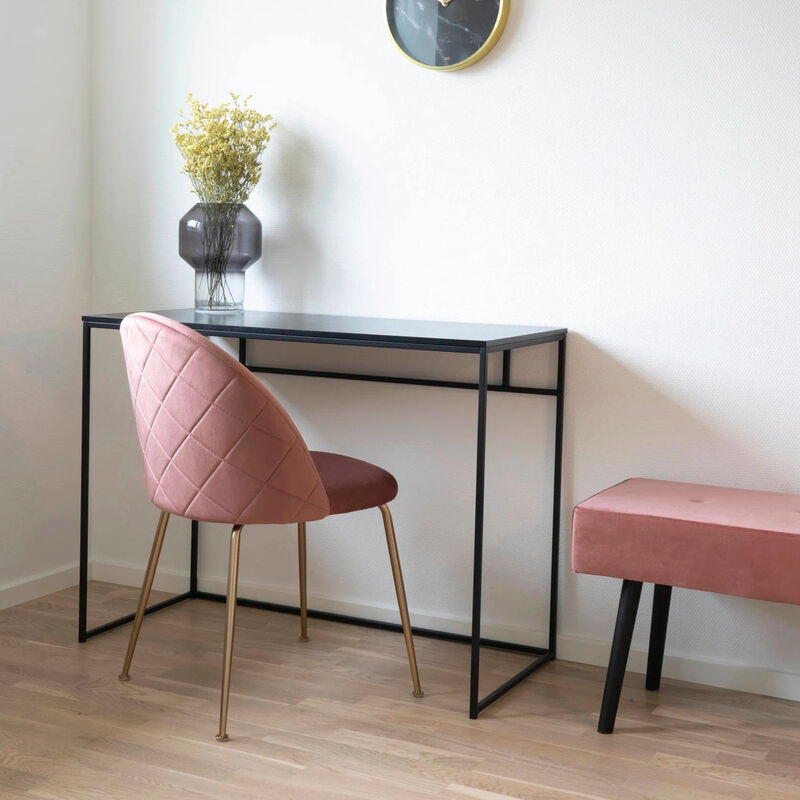 House Nordic Vita pöytä musta 100x45 cm