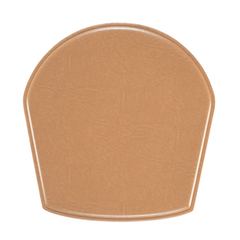 Hans K ZigZag pehmuste nojatuoli bonded nahka camel