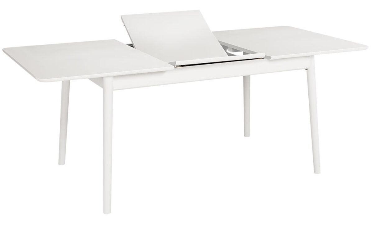 Hans K ZigZag pöytä bf 140x90+53cm valkoinen