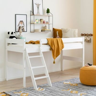 Lumi matala parvisänky 80x200 cm valkoinen