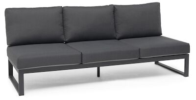 Hillerstorp Oxelunda 3 istuttava sohva hiilenharmaa/tummanharmaa