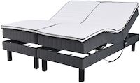 Lumi pocket moottorisänkypaketti 160x200-180x200 tummanharmaa Bianca, wenge jalat