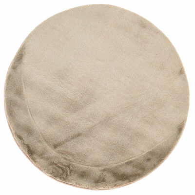 Lumihiutale matto pyöreä 160 cm lumenvalkoinen