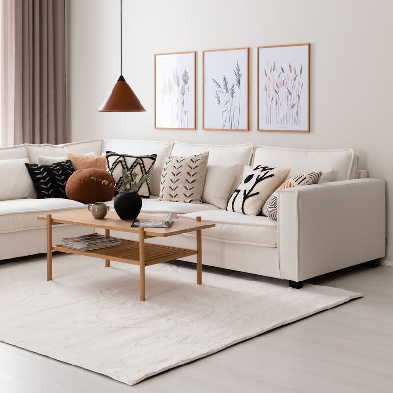 Lumihiutale matto 80x150 cm lumenvalkoinen