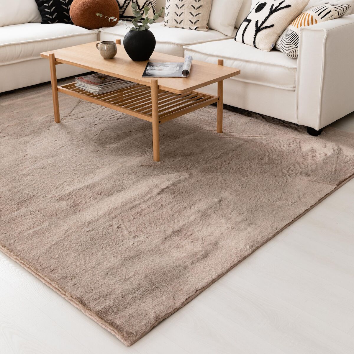 Veke Lumihiutale matto 200×290 cm taupe