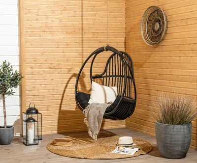 Säde riipputuoli musta