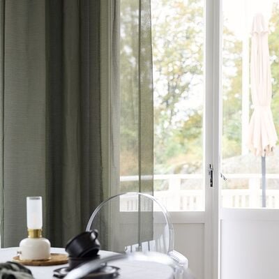 Svanefors Rimy verhot 2x140x300 cm nougat