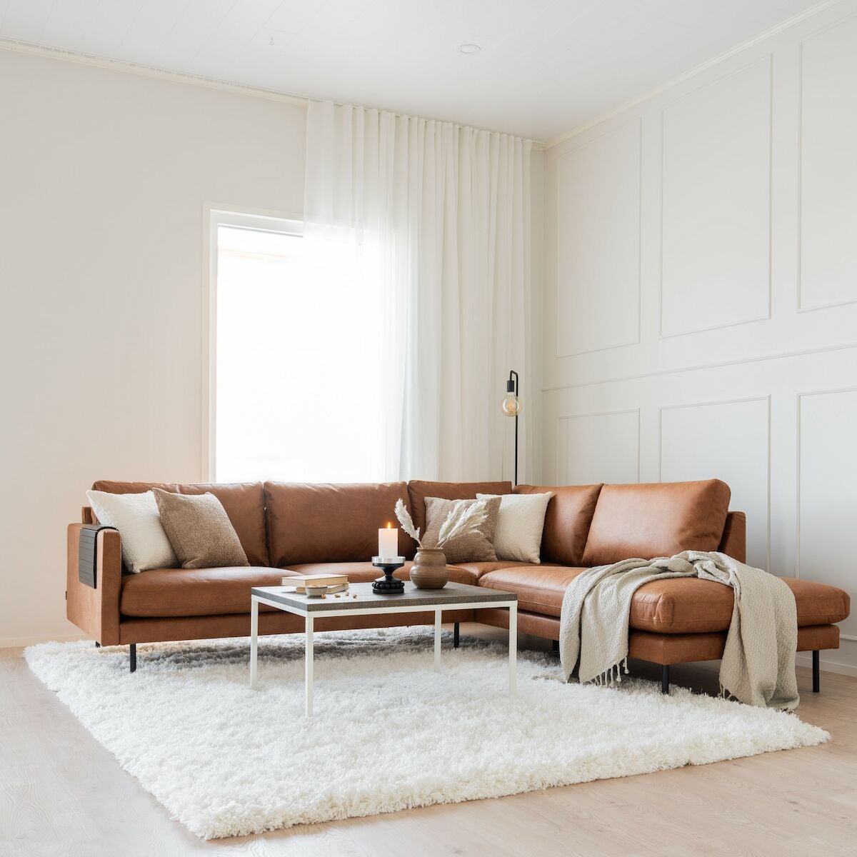 Scandic Copenhagen nahkasohva