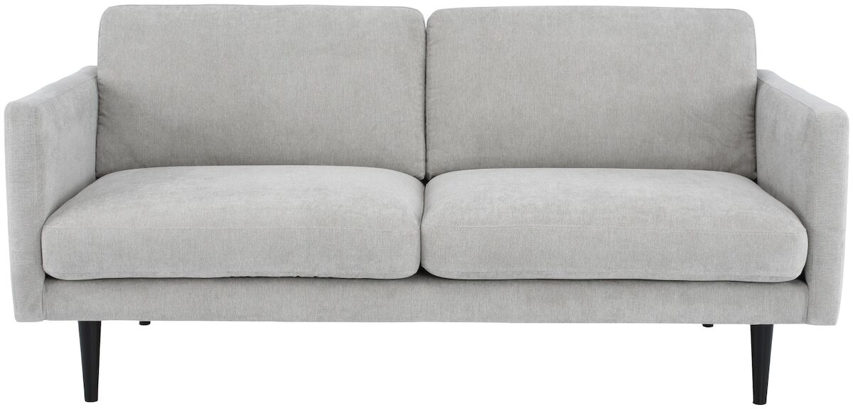 Classic sohva 2,5-istuttava vaaleanharmaa Matrix 15 Jalka J-138 musta