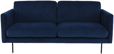Classic sohva 2,5-istuttava vaaleanharmaa, Seven 180, jalka J-138 tammi