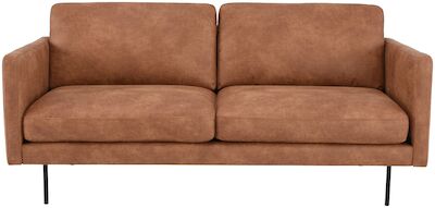 Classic sohva 2,5-istuttava konjakki, Colorado 03, Jalka J-173 musta Metalli