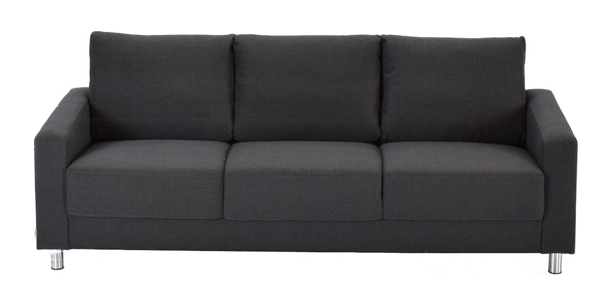 Moda 3-istuttava sohva tummanharmaa inari 95