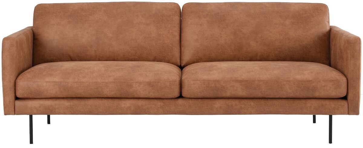 Classic 3-istuttava sohva nahkaverhoiltu