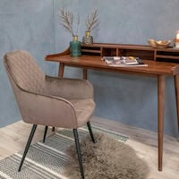 House Nordic Harbo tuoli ruskea sametti