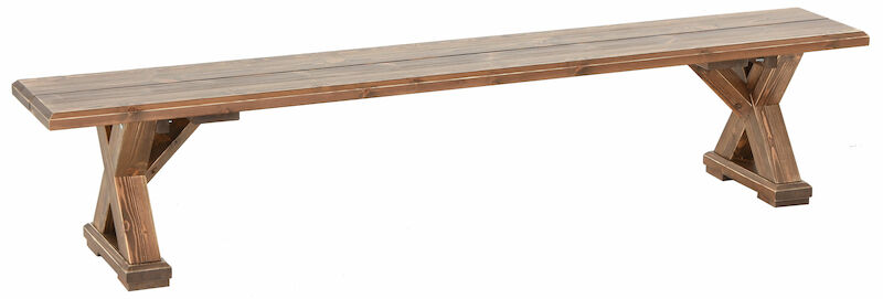 Vanamo lankkupenkki 220x36 cm ruskea