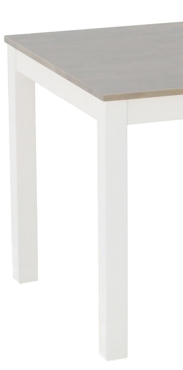 Moona ruokapöytä 80×80 cm valkoinen/harmaa
