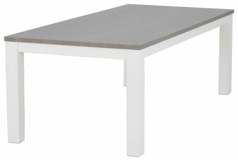 Vuono pöytä 100x220 valkoinen/harmaa