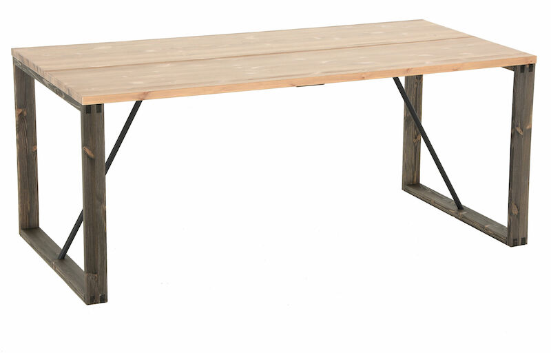 Honka lankkupöytä 180x90 antiikkipetsattu/harmaa