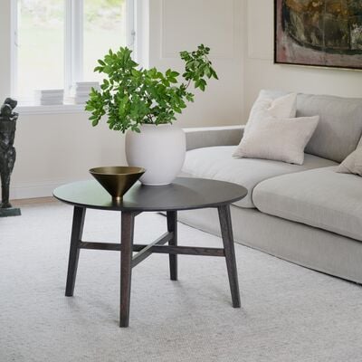 Rowico Home Filippa sohvapöytä pyöreä Ø90 cm valkoöljytty tammi