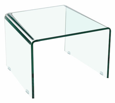 Kide sohvapöytä 60x60 cm kirkas lasi