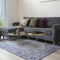 House Nordic Venezia sohvapöytä Ø70 cm messinki