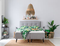 Unia 600 runkopatjapaketti 160-180x200 vaaleanharmaa