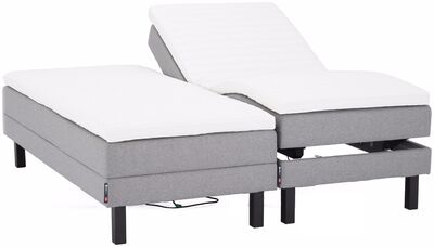 Unia Hopea moottorisänkypaketti 180x200 XL HR35, wenge jalat, v.harmaa malmo new