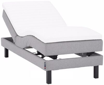 Unia Hopea moottorisänky 120x200 XL prof vm, wenge jalat, v.harmaa malmo