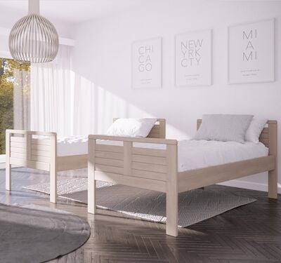 Seniori sänky 80x200 cm pähkinä