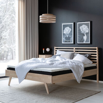 Kiteen Notte sänky 180x200 cm valkoinen