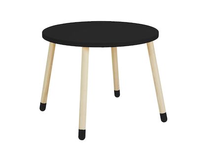 Onni lastenpöytä Ø60cm, musta