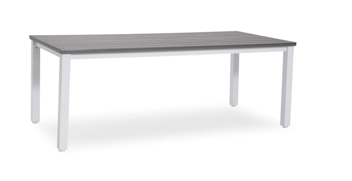 Hillerstorp Arlöv pöytä 200×90 cm valkoinen/harmaa