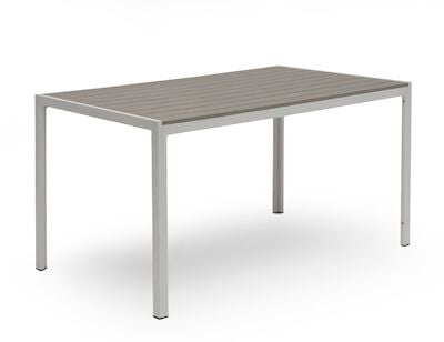 Hillerstorp Hånger ruokapöytä 140x80 cm valkoinen/harmaa