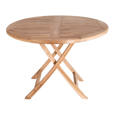 House Nordic Oviedo pyöreä tiikki ruokapöytä Ø100 cm