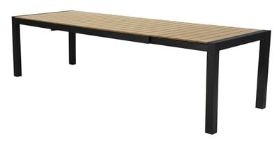 Outfit Johan aintwood ruokapöytä 205-275x100cm musta