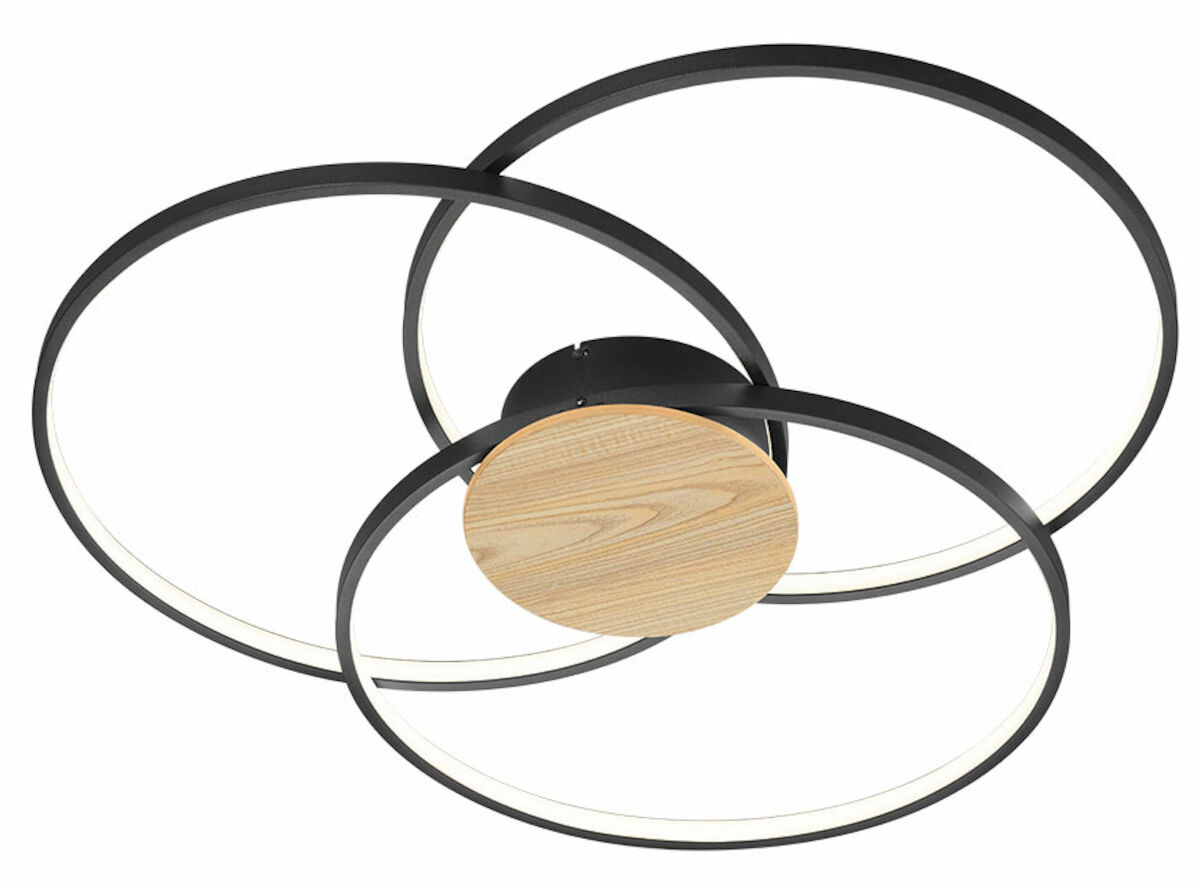 Trio Sedona 3-osainen LED kattovalaisin musta