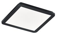 Trio Camillus LED-plafondi 30x30 cm musta