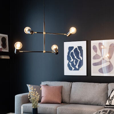 Nordlux Manhattan riippuvalaisin musta