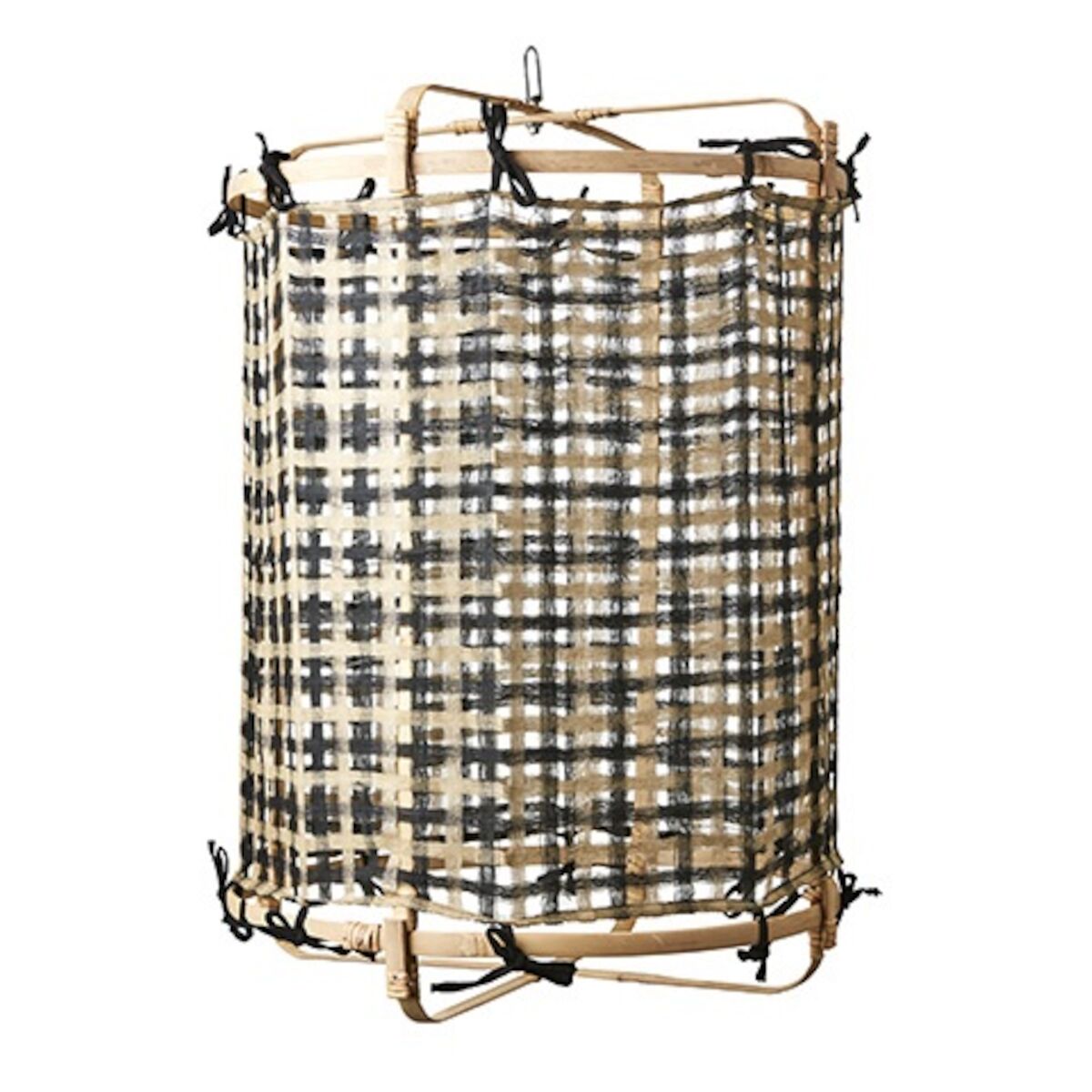 Affari Shade Siv lampunvarjostimen kangas L beige/musta