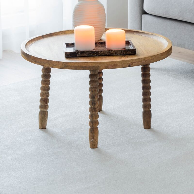 VM Carpet Hattara matto pyöreä valkoinen