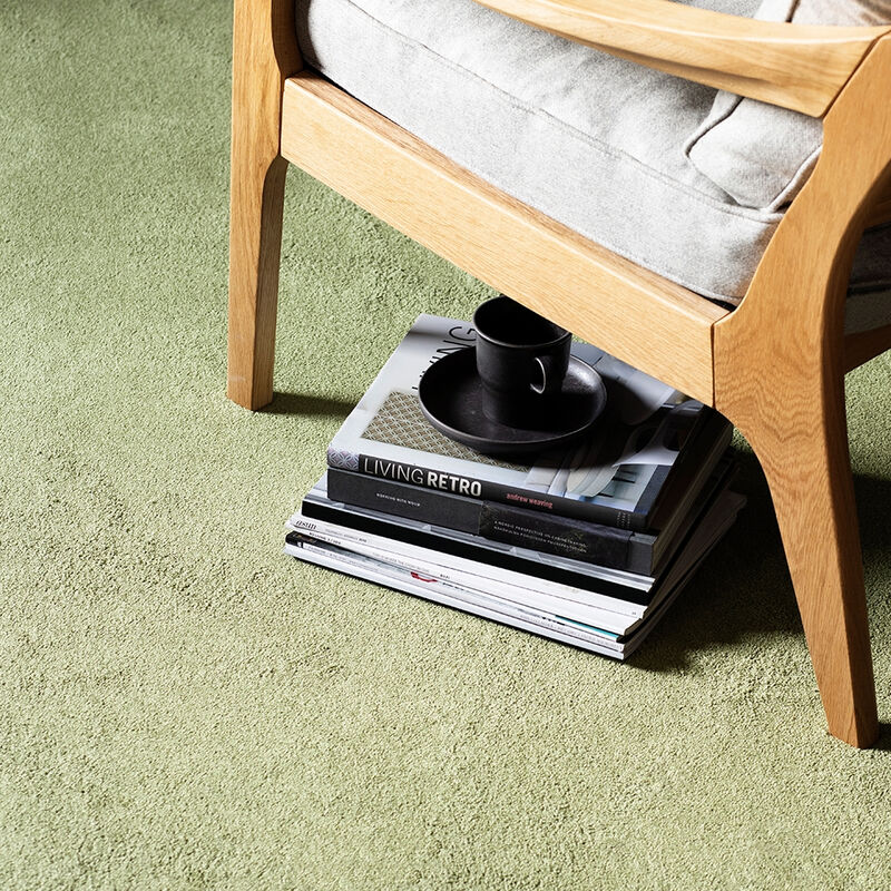 VM Carpet Satine matto pyöreä vihreä